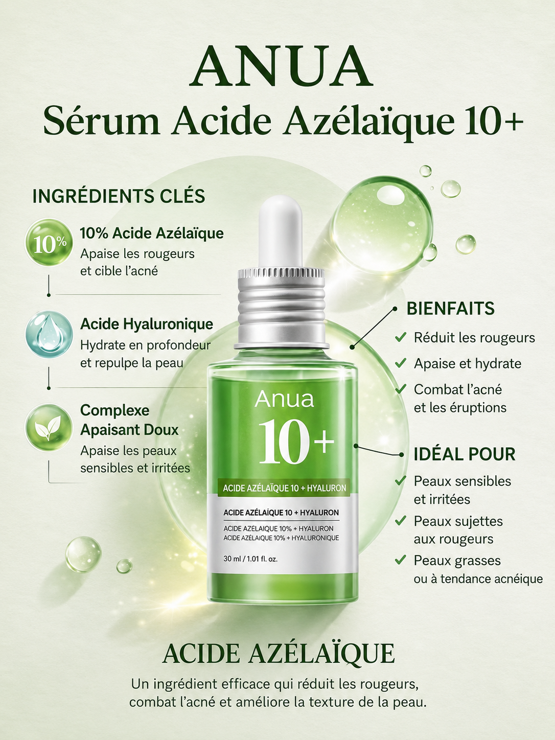 Anua Acide Azélaïque 10%